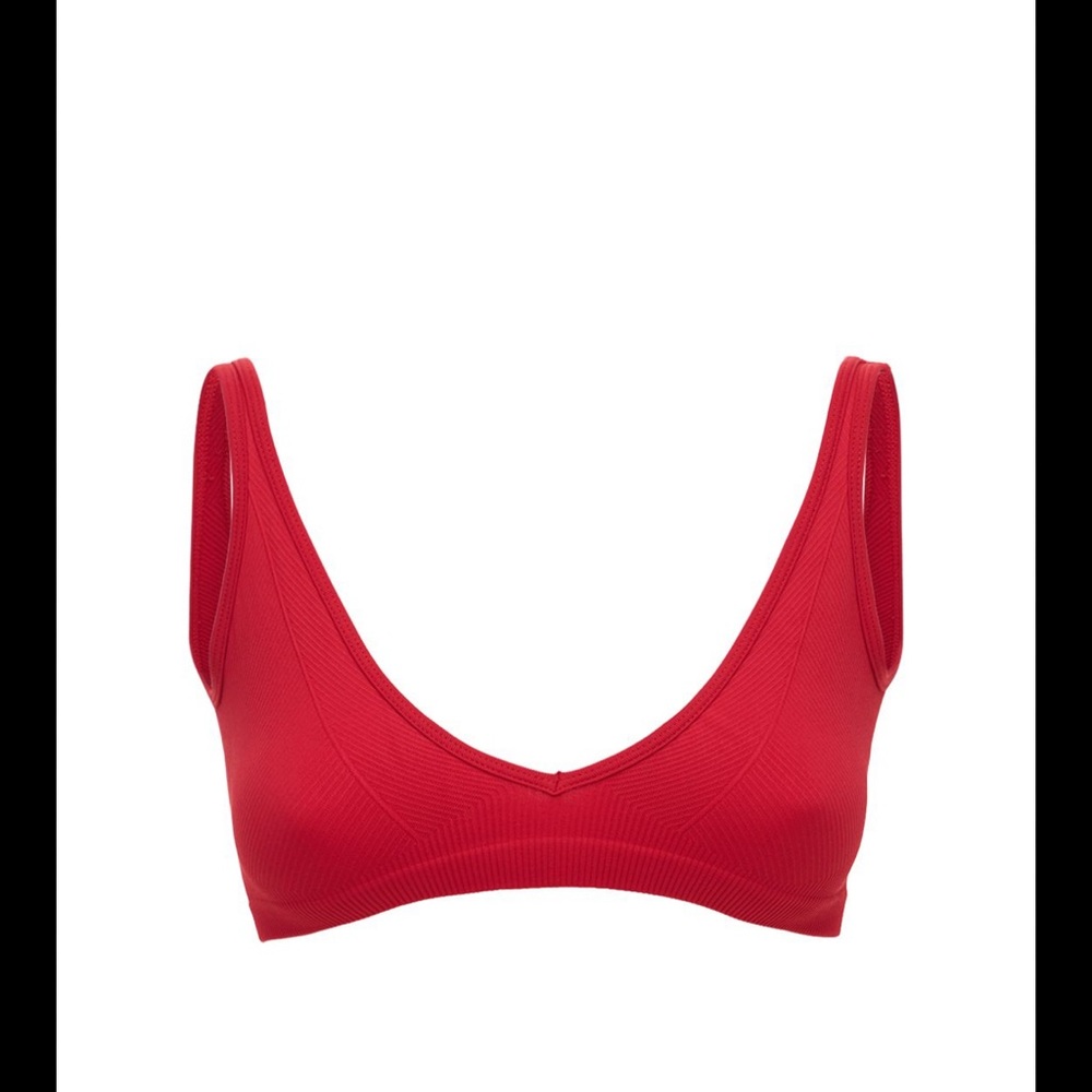 Adam Selman Red seamless Women's Bralette